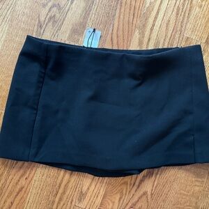 ZARA Black Skort